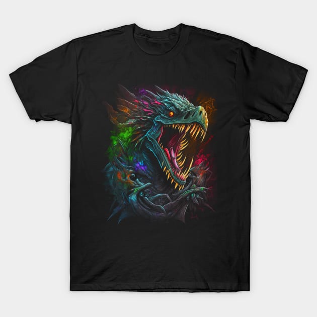 The Cursed of Dragon - The Beast T-Shirt by HijriFriza